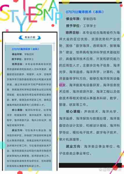 关于状科科研究学海洋的信息